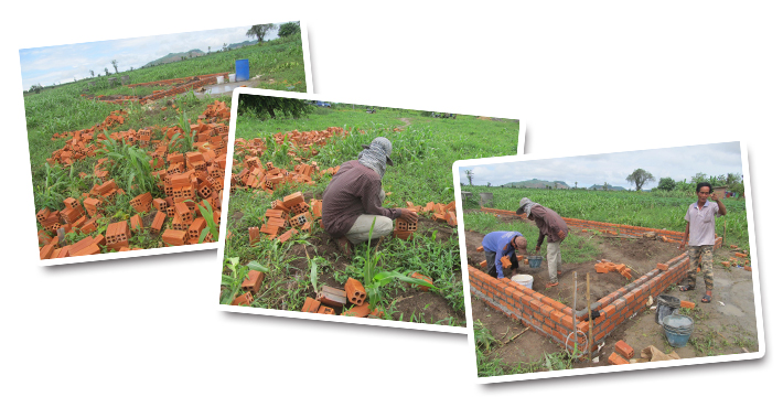 基礎工事が始まりました。