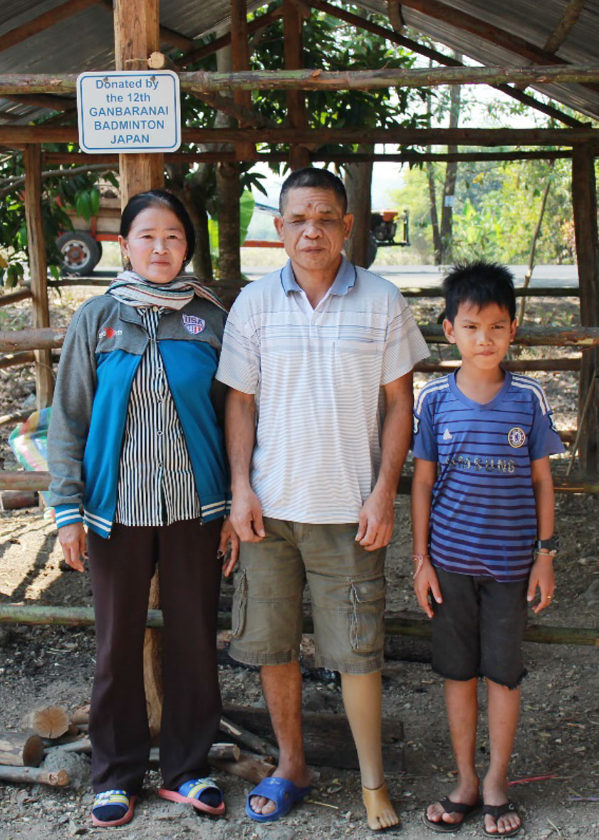 3回地雷の事故に遭ったヒエン・トーチさん