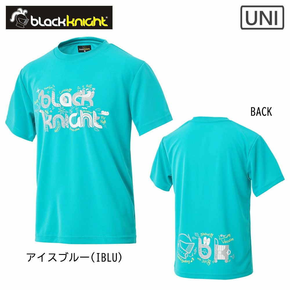 black knight ドライTシャツ ブラックナイト ユニ T-4103U バドミントン 2024bkss