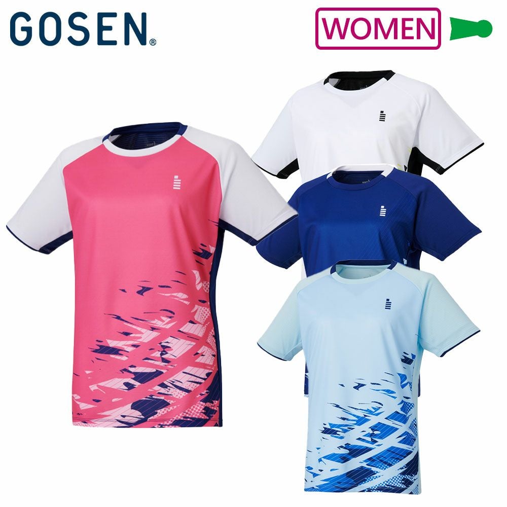 ゴーセン ゲームシャツ レディース T2443 GOSEN 2024gofw